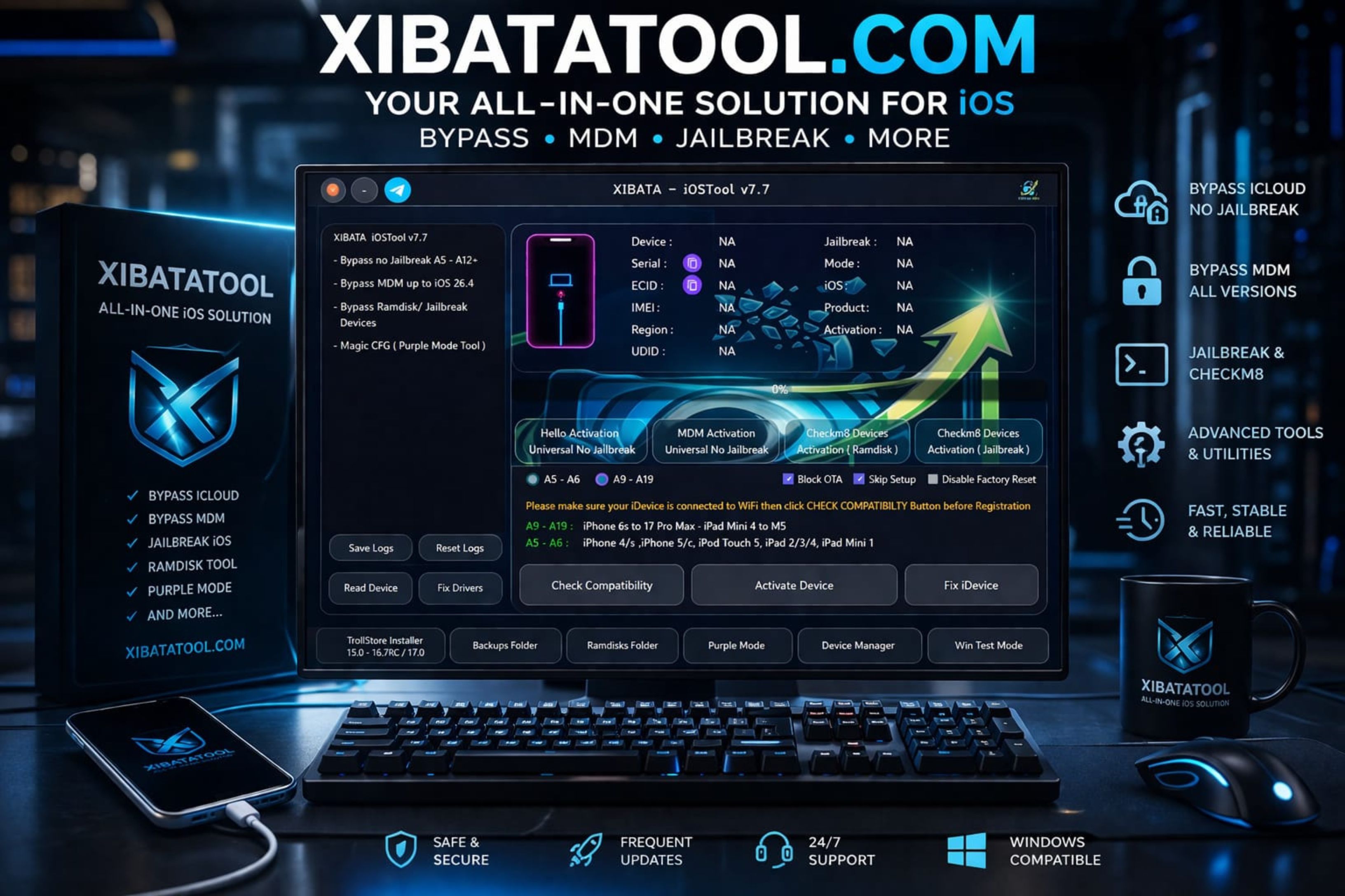 Ramdisk Hello Sem Sinal 15-18  (XIBATA TOOL) com jailbrek